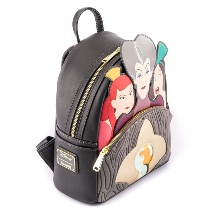 Loungefly Disney Cinderella Evil Stepmother and Stepsisters Villains backpack 26cm-1
