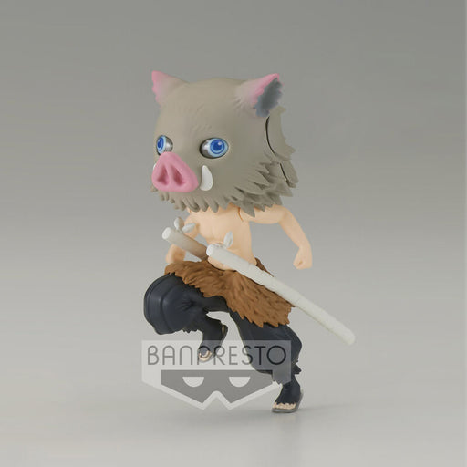 Demon Slayer Kimetsu No Yaiba Inosuke Hashibira Q posket petit figure 7cm-0