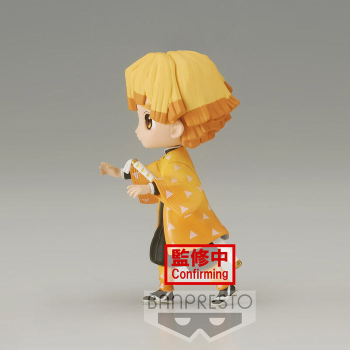 Demon Slayer Kimetsu No Yaiba Zenitsu Agatsuma Q posket petit figure 7cm-2