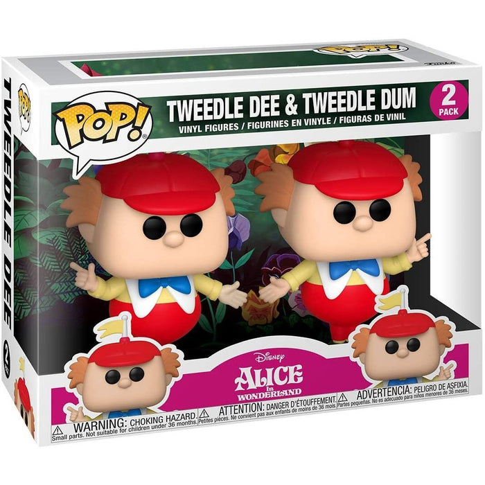 POP pack 2 figures Disney Alice in Wonderland 70th Tweedle Dee and Dum-1