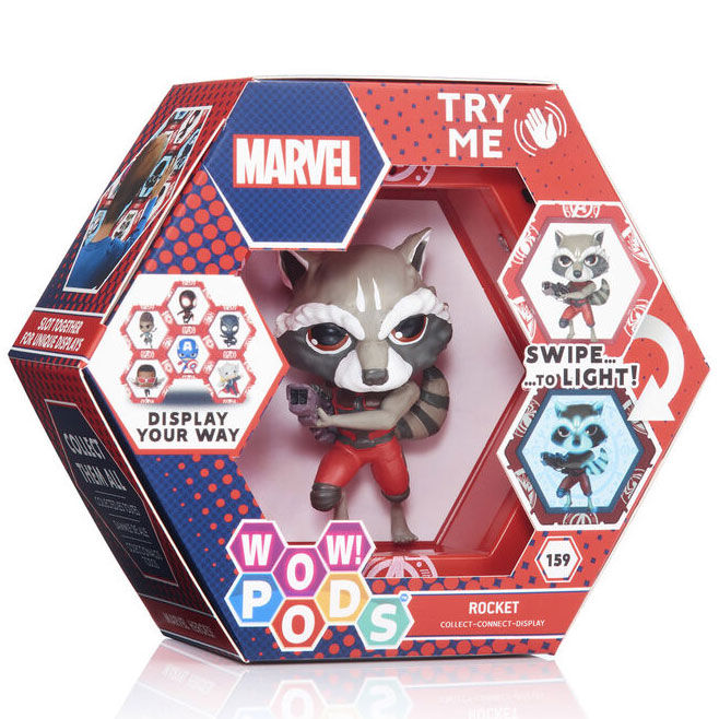 WOW! POD Marvel Rocket Raccoon led figure-1
