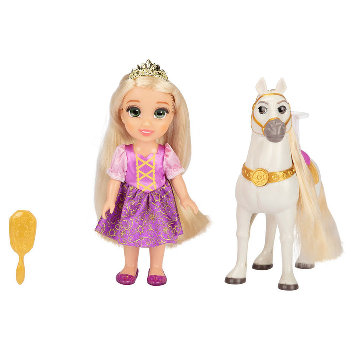 Disney Tangled Rapunzel + Maximus doll 15cm-1