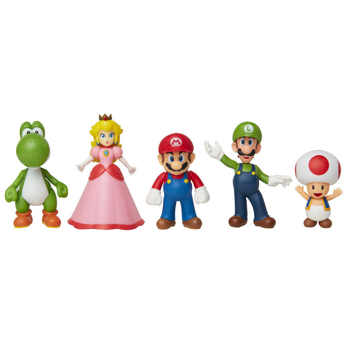 Nintendo Super Mario set 5 figures 6cm-2