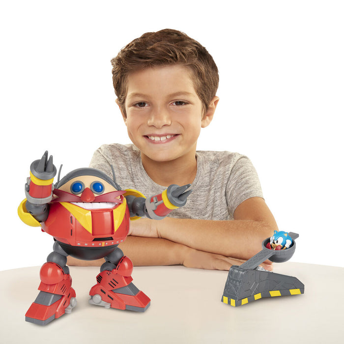 Sonic the Hedgehog Giant Robot Eggman vs Sonic Battle playset-5