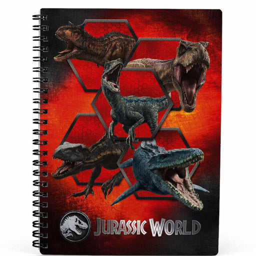 Jurassic World Carnivorous 3D notebook-1