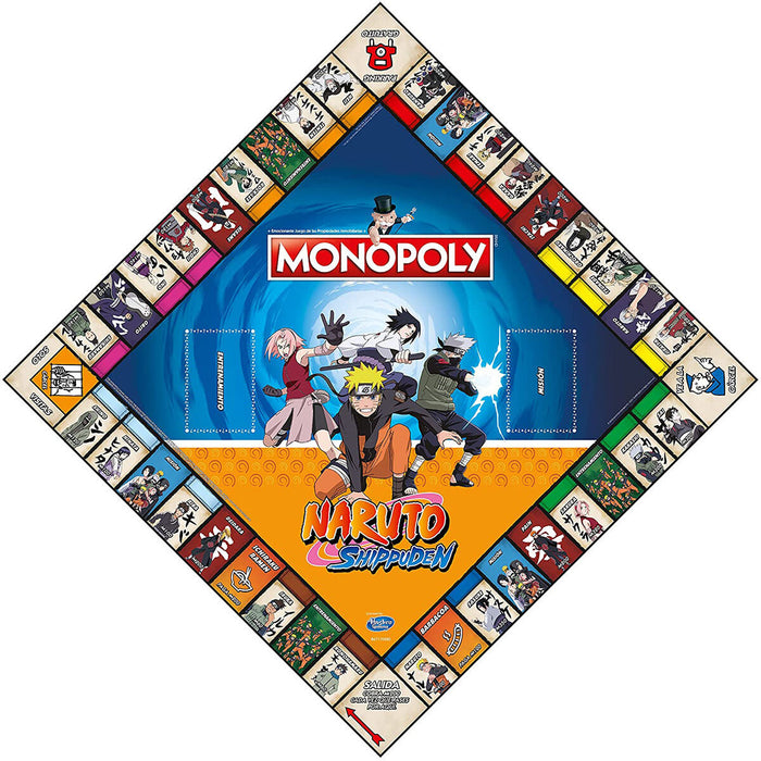 Spanish Naruto Shippuden monopoly game-3