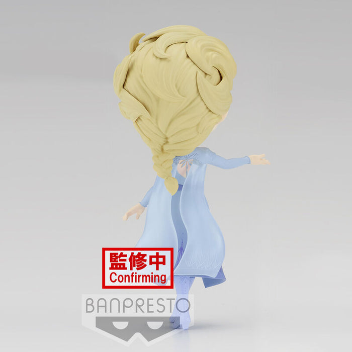 Disney Characters Frozen 2 Elsa Ver.A Q posket figure 14cm-3