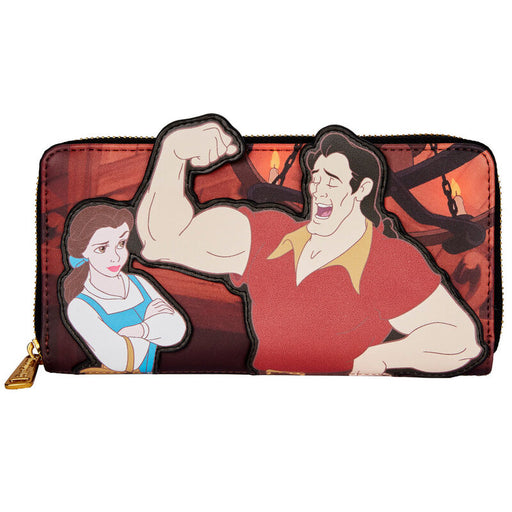 Loungefly  Disney Beauty and the Beast Villains Gaston Scene wallet-0