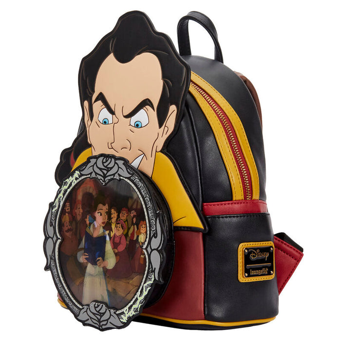 Loungefly  Disney Beauty and the Beast Villains Gaston Scene backpack 26cm-1