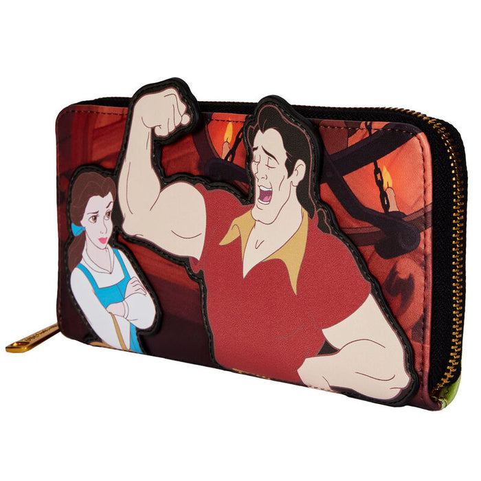 Loungefly  Disney Beauty and the Beast Villains Gaston Scene wallet-1