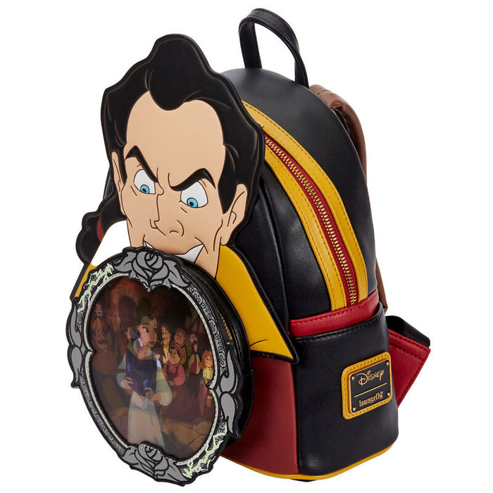 Loungefly  Disney Beauty and the Beast Villains Gaston Scene backpack 26cm-2