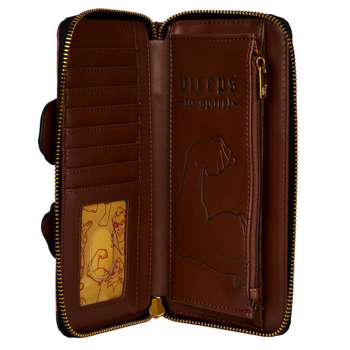 Loungefly  Disney Beauty and the Beast Villains Gaston Scene wallet-2