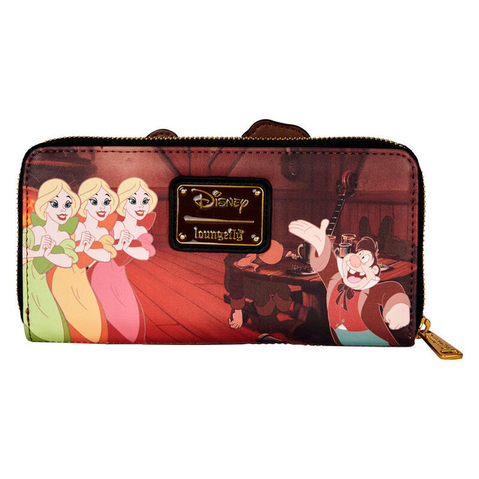 Loungefly  Disney Beauty and the Beast Villains Gaston Scene wallet-3