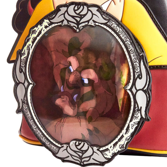 Loungefly  Disney Beauty and the Beast Villains Gaston Scene backpack 26cm-4