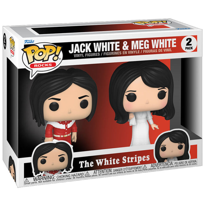 POP pack 2 figures The White Stripes Jack White and Meg White-2
