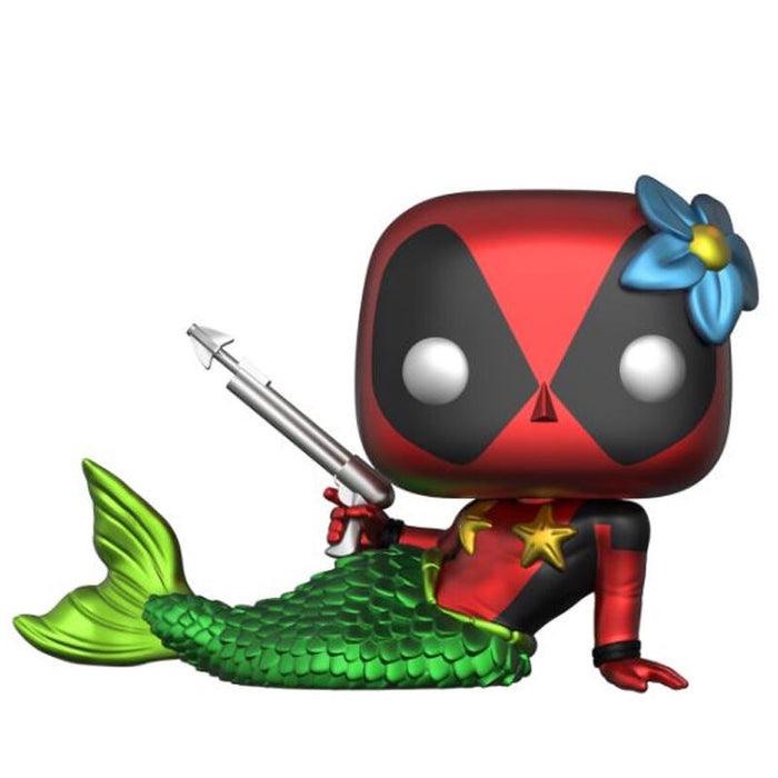 Set figure POP & Tee Marvel Deadpool Mermaid Exclusive-1