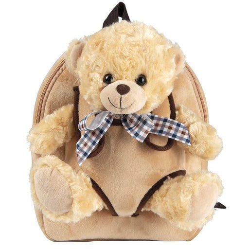 Bear Belly backpack with plush toy 26cm-1