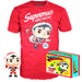 Set figure POP & Tee Back DC Comics Superman Exclusive Flocked-0