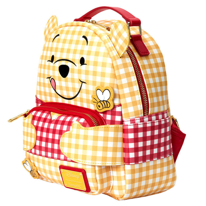 Loungefly Disney Winnie the Pooh Gingham backpack 25cm-1