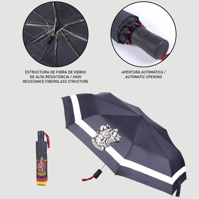 Harry Potter Griffindor atutomatic folding umbrella 53cm-4