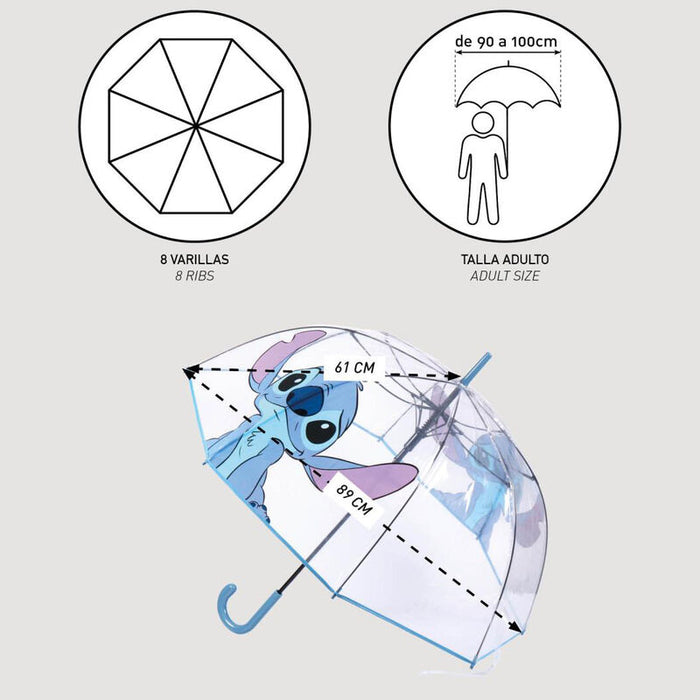 Disney Stitch manual umbrella 60cm-5