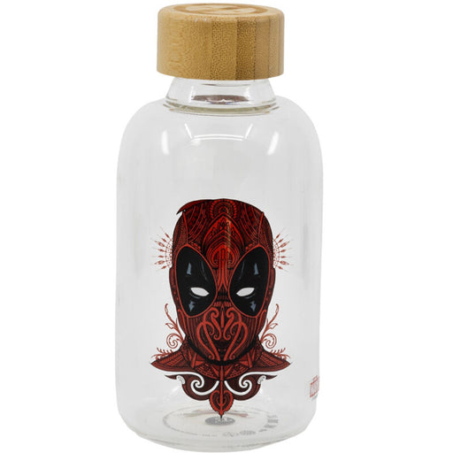 Marvel Deadpool glass bottle 620ml-0