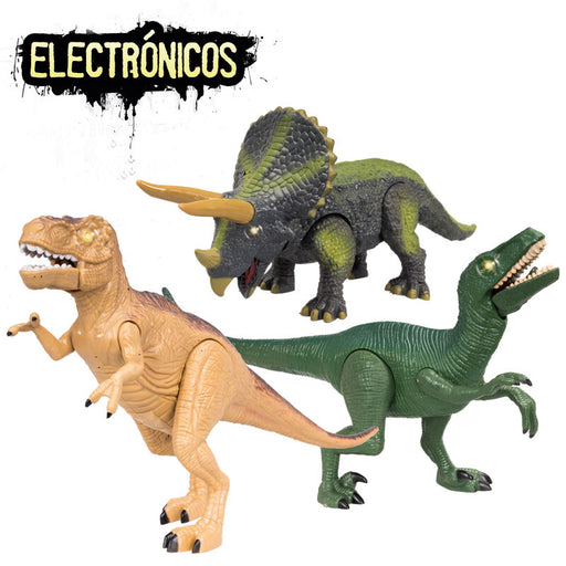 Pack 11 Dinosaurs lights and sound assortment-0