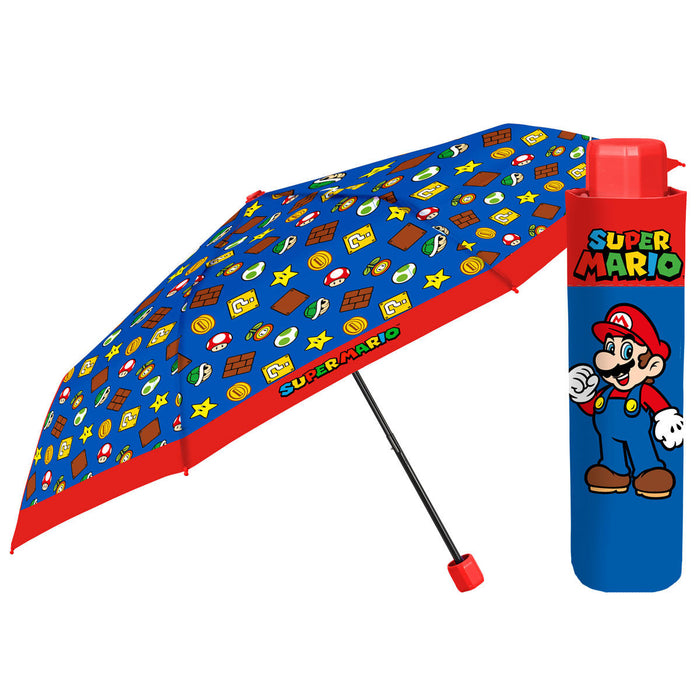 Super Mario Bros manual folding umbrella 50cm-1