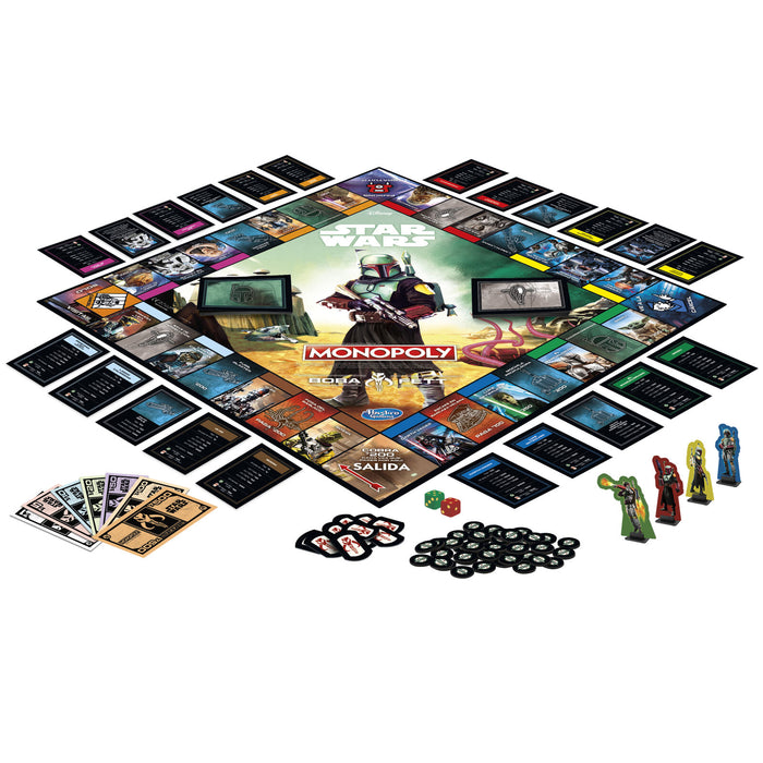 Spanish Star Wars Boba Fett Monopoly game-1