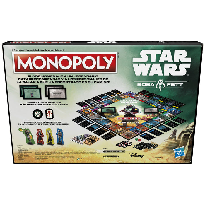 Spanish Star Wars Boba Fett Monopoly game-4