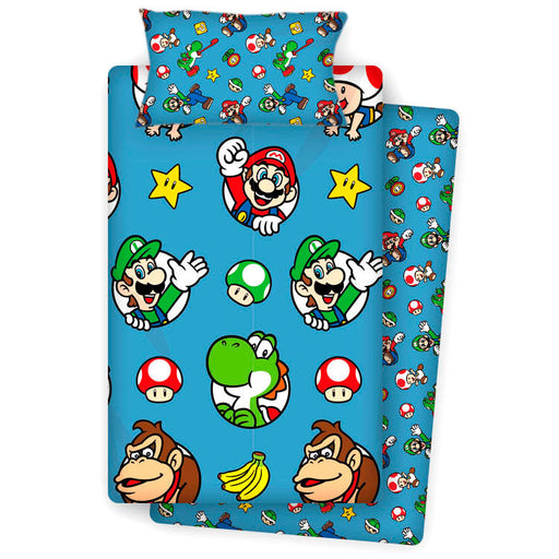 Super Mario Bros sheets set bed 90cm-0
