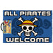 One Piece  All Pirates Welcome doormat-1