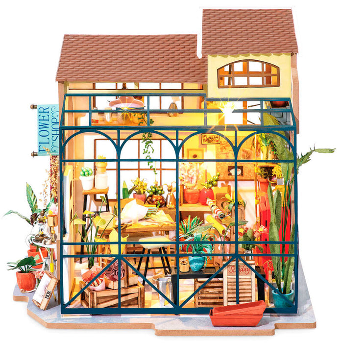 Emily s Flower Shop miniature house model 258pcs-3