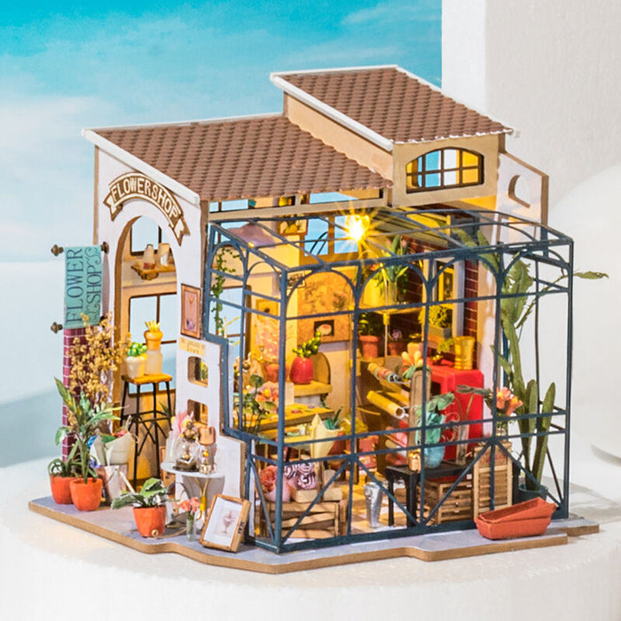 Emily s Flower Shop miniature house model 258pcs-8