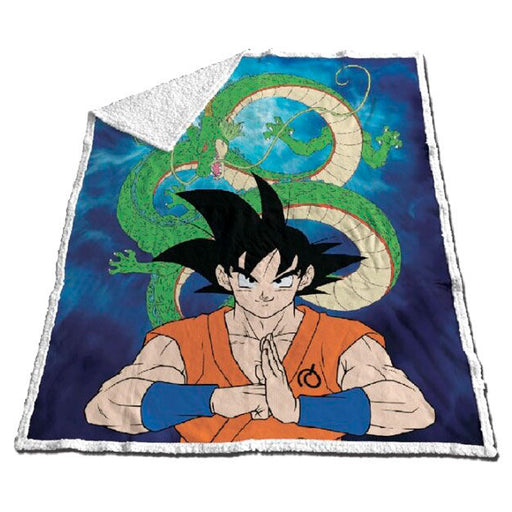 Dragon Ball Z coral sherpa blanket-1