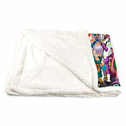 Dragon Ball Z coral sherpa blanket-5