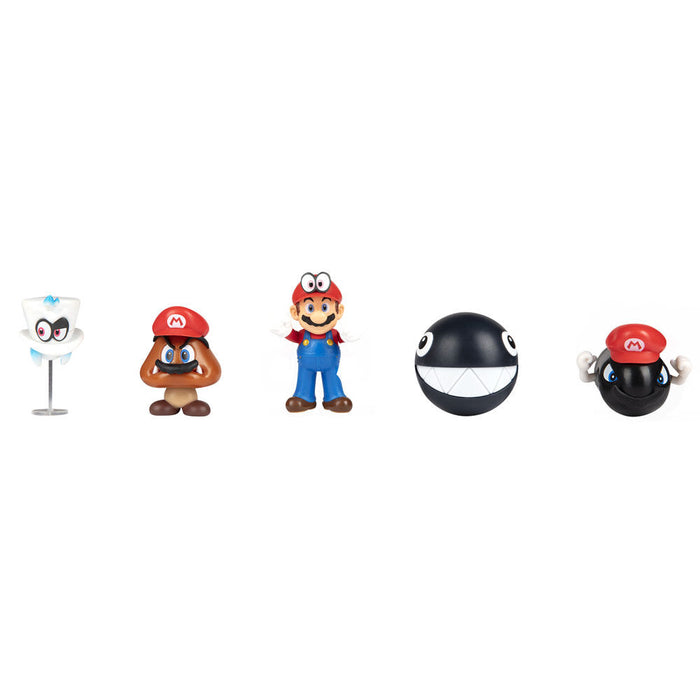 Super Mario Bros pack 5 figures 6,5cm-1