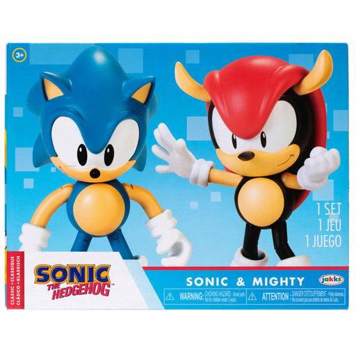 Sonic The Hedgehog Sonic & Mighty Sonic set figures 10cm-0