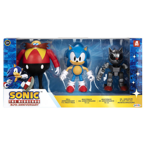 Sonic The Hedgehog 30th Anniversary pack 3 figures 10cm-0