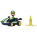 Mario Kart spinout Luigi Kart figure 6cm-1