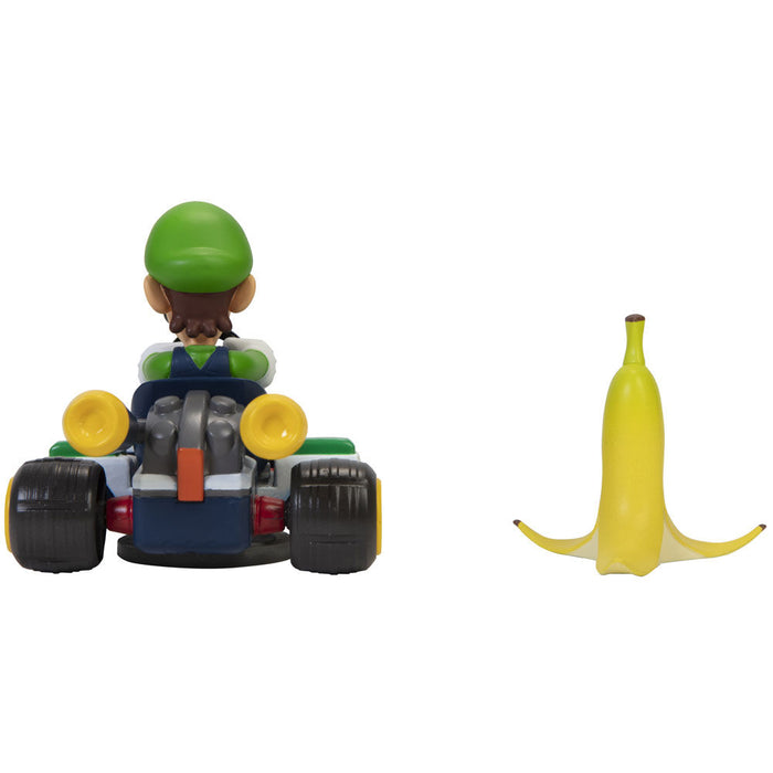 Mario Kart spinout Luigi Kart figure 6cm-2