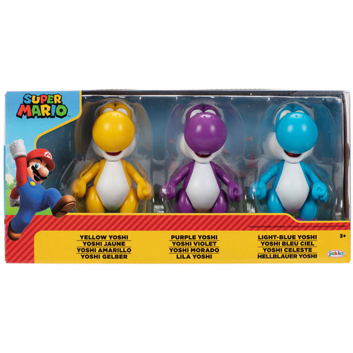 Super Mario Bros Yoshi pack 3 figures 10cm-1