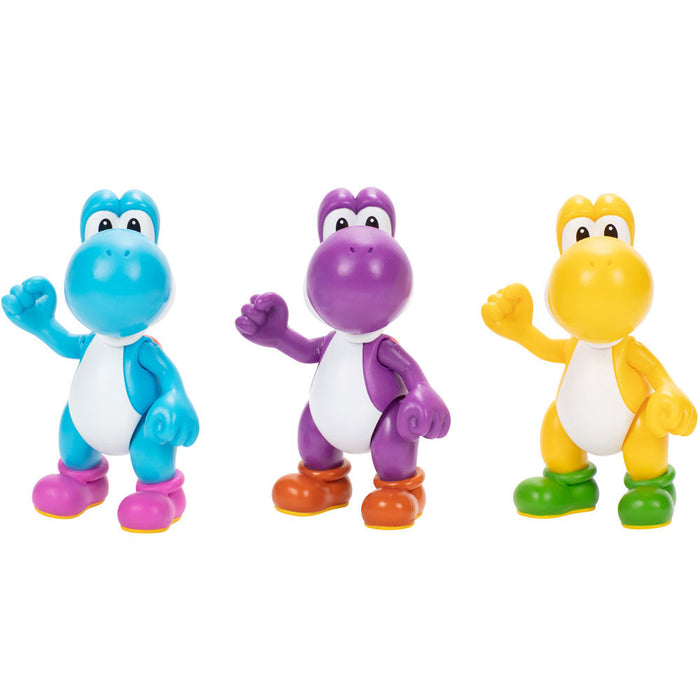Super Mario Bros Yoshi pack 3 figures 10cm-3
