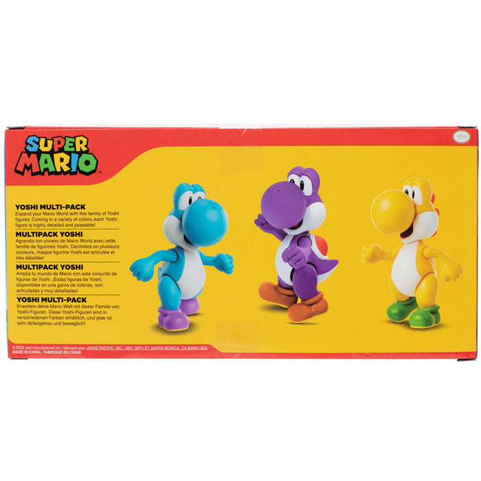 Super Mario Bros Yoshi pack 3 figures 10cm-6