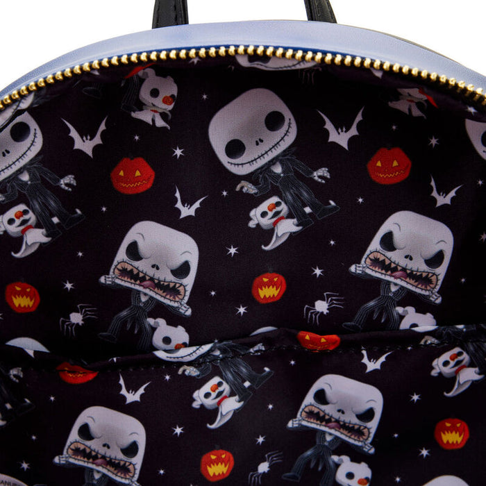 Loungefly Disney Nightmare Before Christmas Jack Skellington backpack 30cm-5