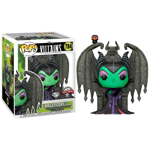 POP figure Disney Villains Maleficent on Throne Diamond Exclusive-1