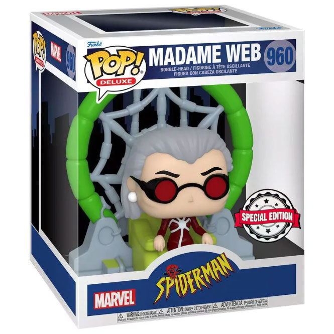 POP figure Marvel Spiderman Madame Web Exclusive-1