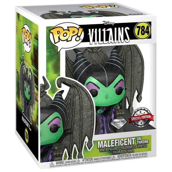 POP figure Disney Villains Maleficent on Throne Diamond Exclusive-2