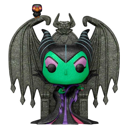 POP figure Disney Villains Maleficent on Throne Diamond Exclusive-3