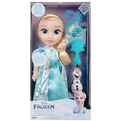 Spanish Disney Frozen 2 Elsa musical doll 38cm-1